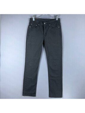 Levis 514 Straight Leg Jeans Mens Size W30 L32 High Rise Dark Wash Gray